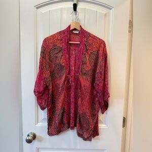 Alchemy Fashions Silk Kimono Top